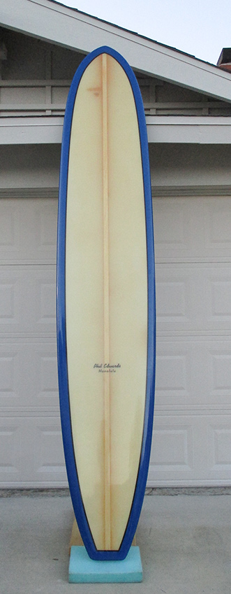 Deck of 1967 Phil Edwards Honolulu Surfboard