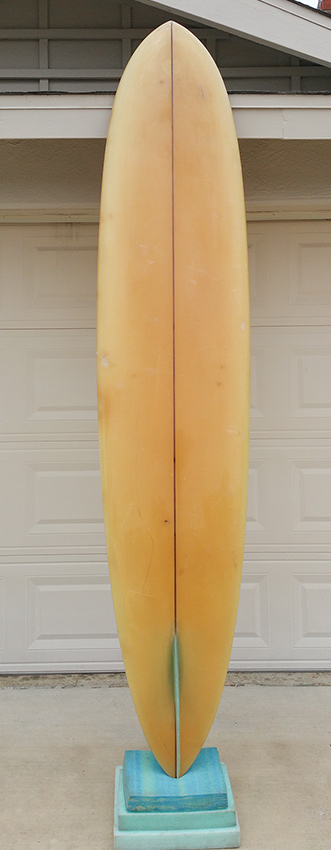 Bottom of 1967 Phil Edwards Honolulu Surfboard