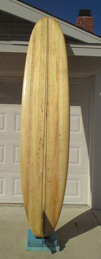 Bottom of 1996 DALE VELZY Surfboard