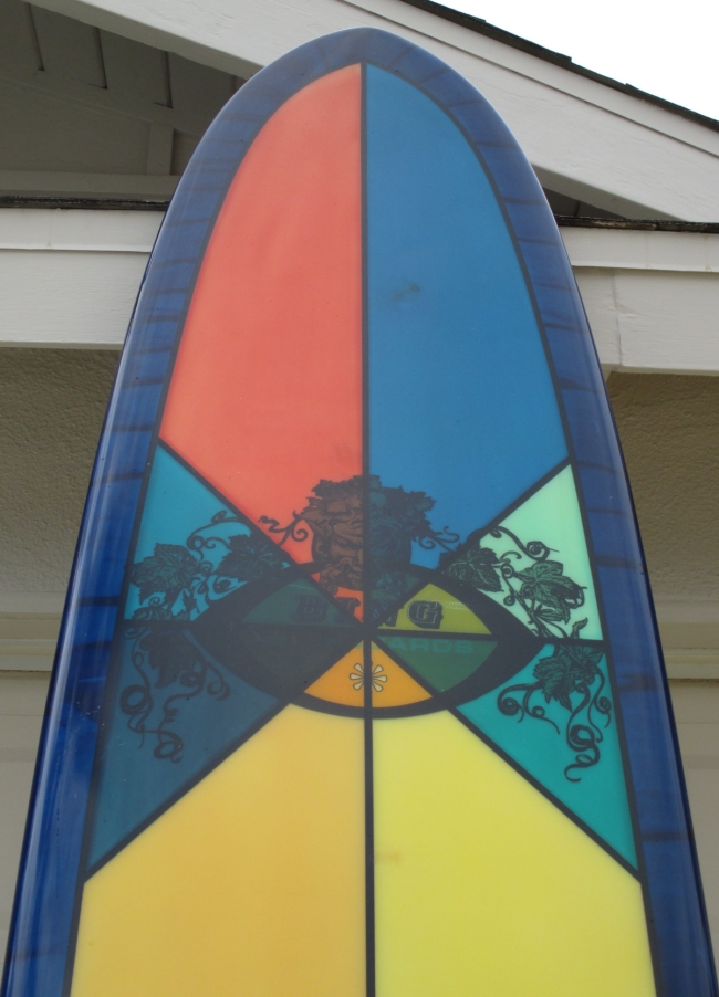 Logo of 1968 Bing “Bakus” Pintail Lightweight Vintage Surfboard