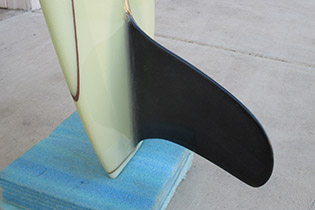 Fin of 1967 Bing Vintage Surfboard