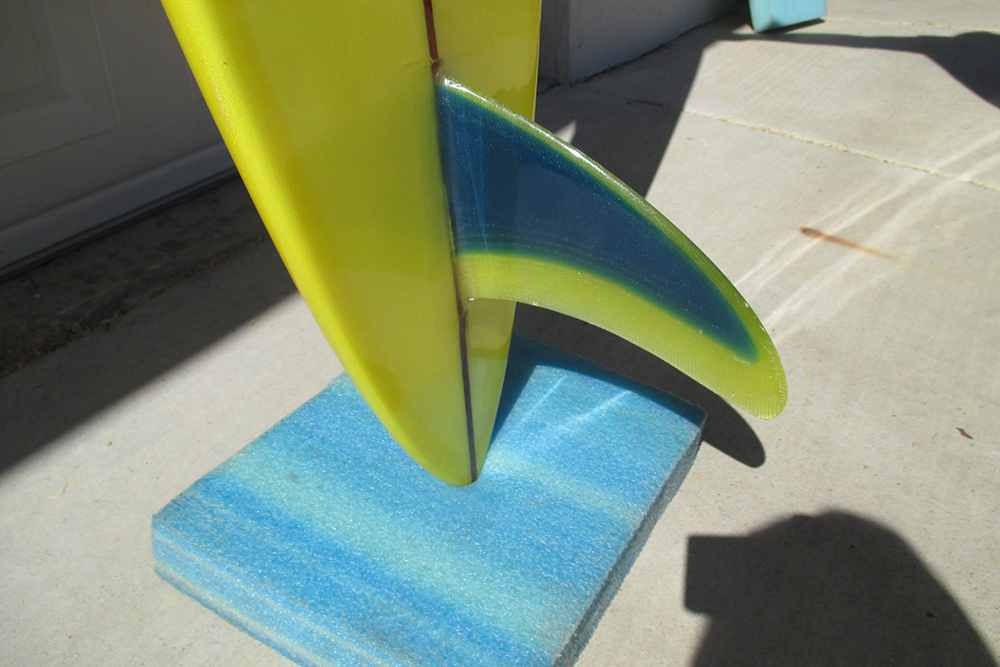 Fin of 1976 Steve Moret Vintage Surfboard